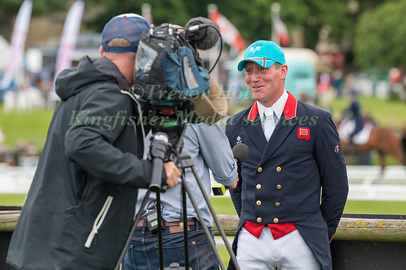 Oliver Townend being Interviewed
