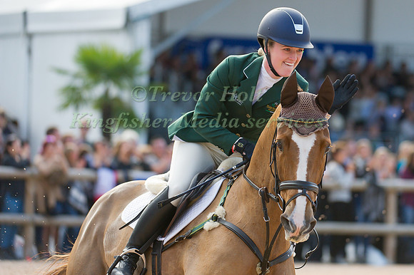 Clare Abbott of Ireland riding Euro Prince