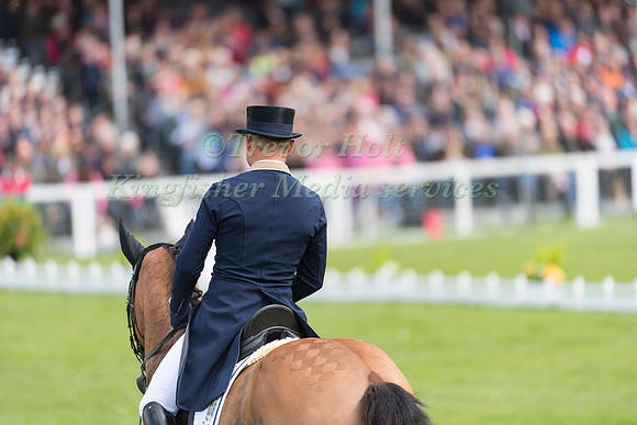 Michael Jung (GER) riding La Biosthetique Sam FBW in the Dressage phase  of  the 2017 Mitsubishi Motors  Badminton Horse Trials