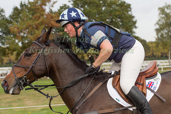 Lucy Wiegersma of Great Britain riding Mr Chunky