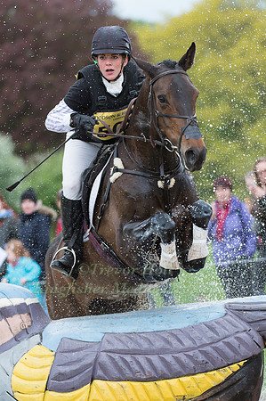 Hazel Towers riding  SIMPLY CLOVER