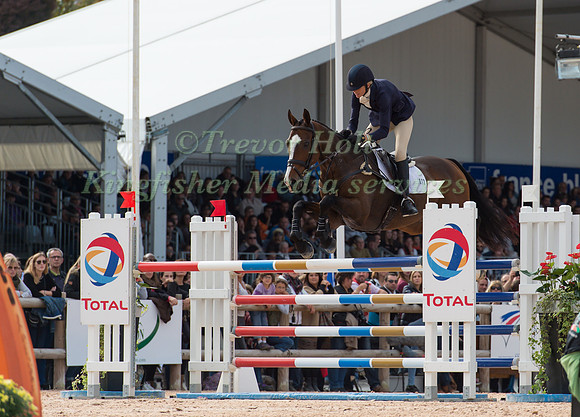Panda Christie of Great Britain riding Little Leo