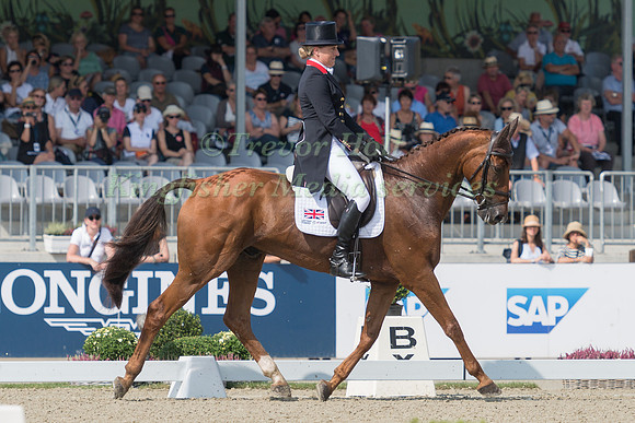 Kristina Cook (GBR) and Billy the Red