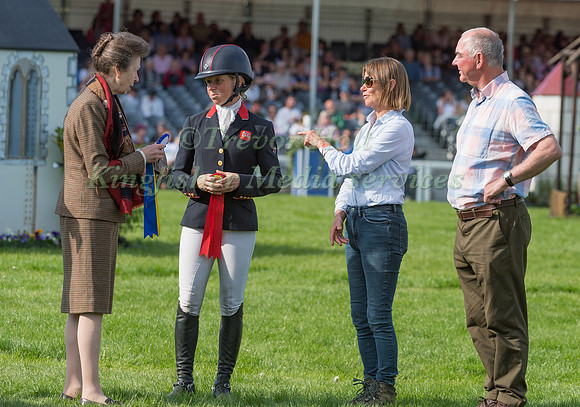 Ros Canter with owners Michelle and Archie Saul