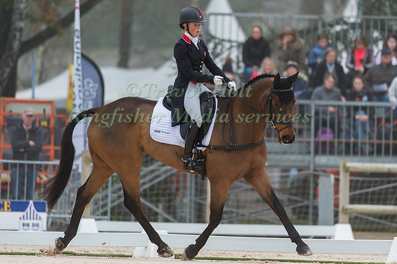 ROSALIND CANTER (GBR) AND ZENSHERA TAKING PART IN THE DRESSAGE P