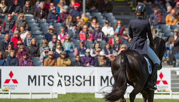 Kathryn Robinson (CAN) riding Let it Bee in the Dressage phase  of  the 2017 Mitsubishi Motors  Badminton Horse Trials