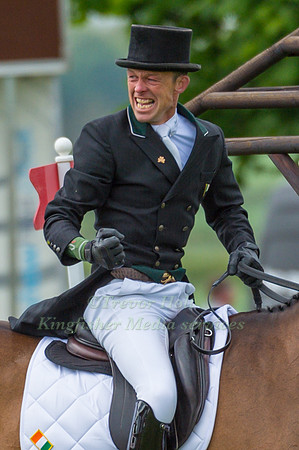 Jonty Evans (IRL) riding Cooley Rorkes Drift in the Dressage phase  of  the 2017 Mitsubishi Motors  Badminton Horse Trials