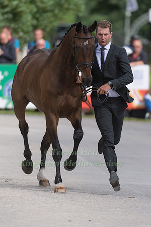 JESSE  CAMPBELL (NZL) AND CLEVELAND AT THE EQUI-TREK CCI *** FINAL HORSE INSPECTION OF THE 2017 BRAMHAM INTERNATIONAL HORSE TRIALS