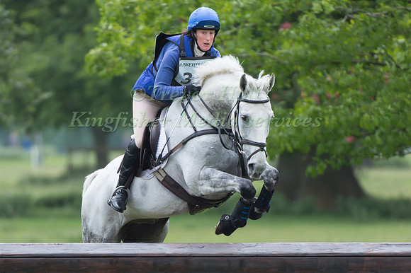 Katie  Burton (GBR) riding  Cornish Daybreak
