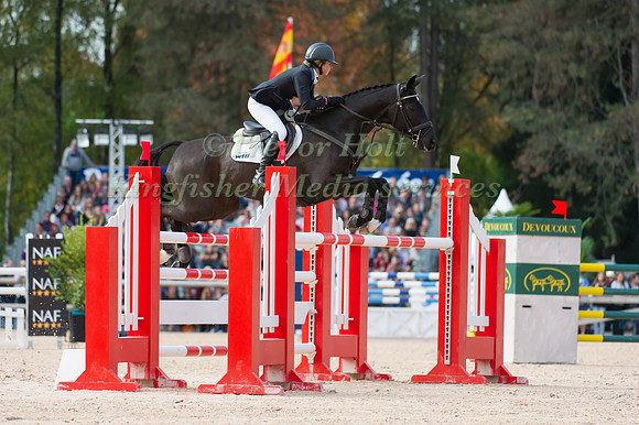 Kirsty Johnston of Great Britain riding Opposition Detective
