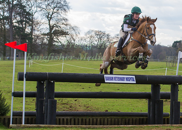 Clare  Abbott (IRL) riding Euro Prince