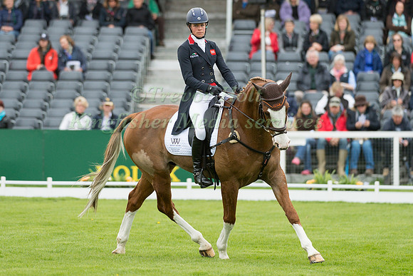 IZZY TAYLOR  (GBR) RIDING  PERFECT STRANGER