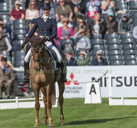 GEORGIE SPENCE (GBR) RIDING  HALLTOWN HARLEY