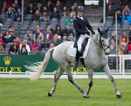 ASHLEY EDMOND  (GBR) RIDING  TRIPLE CHANCE