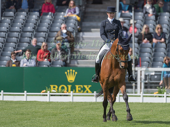 ALICIA HAWKER  (GBR) RIDING  CHARLES RR