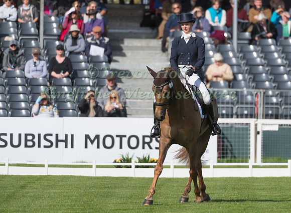 GEORGIE SPENCE (GBR) RIDING  HALLTOWN HARLEY