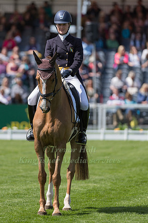 CLARE ABBOTT (IRL) RIDING  EURO PRINCE