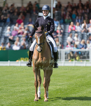 CLARE ABBOTT (IRL) RIDING  EURO PRINCE