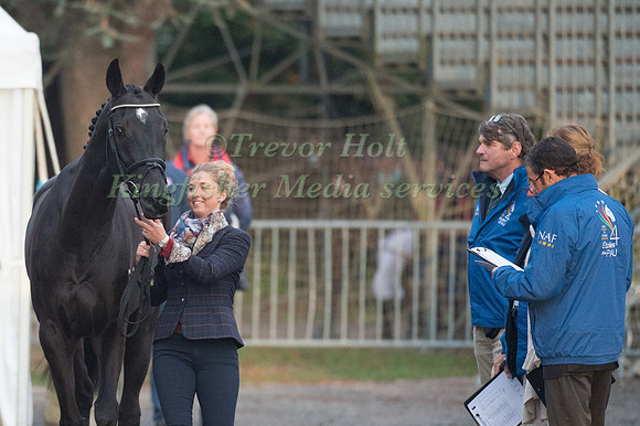 Kirsty Johnston (GBR) and Opposition Detective sjat the horse inspection of the CCI**** at Les Etoiles De Pau 2016