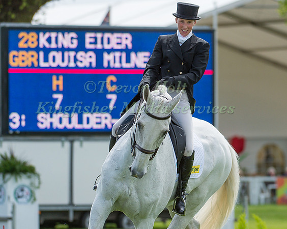 Louisa Milne Home (GBR) riding King Eider