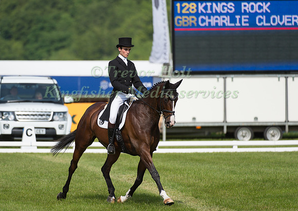 Charlie Clover (GBR) riding Kings Rock