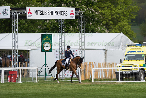 Michael Jung (GER) riding La Biosthetique Sam FBW in the Dressage phase  of  the 2017 Mitsubishi Motors  Badminton Horse Trials