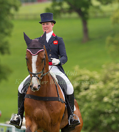 NICOLA WILSON (GBR) AND ONE TWO MANY TAKING PART IN THE DRESSAGE PHASE OF THE  CCI THREE STAR COMPETITION AT THE 2017 EQUI-TREK BRAMHAM INTERNATIONAL HORSE TRIALS
