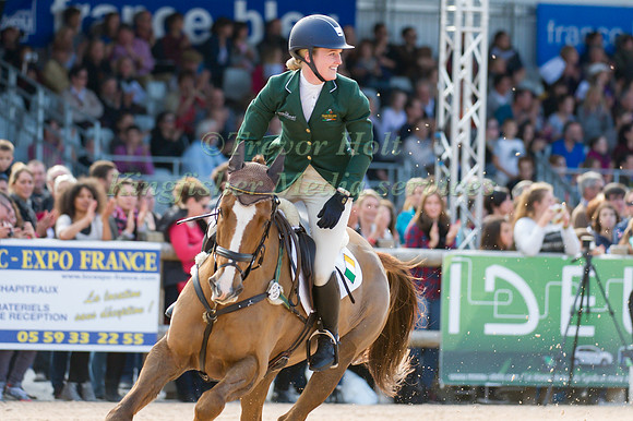 Clare Abbott of Ireland riding Euro Prince