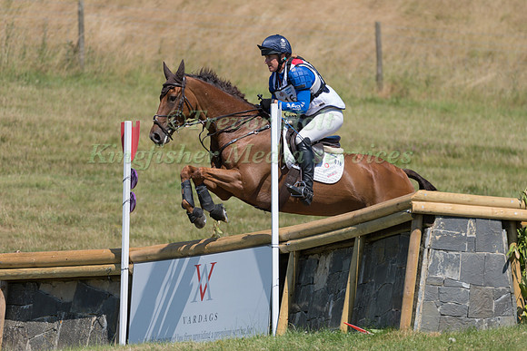 KRISTINA COOK (GBR) AND BILLY THE RED