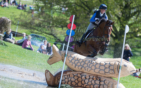 ROSALIND CANTER (GBR) RIDING  ZENSHERA COMPETING IN THE CROSS COUNTRY PHASE OF THE  EVENT RIDERS MASTERS COMPETITION AT THE  2017 DODSON AND HORRELL CHATSWORTH INTERNATIONAL HORSE TRIAL.