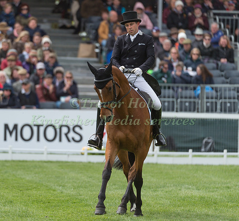 Sam Griffiths (AUS) riding Paulank Brockagh in the Dressage phase  of  the 2017 Mitsubishi Motors  Badminton Horse Trials