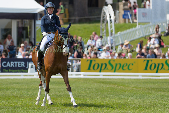 Hannah Taylor (GBR) riding Utrillo III
