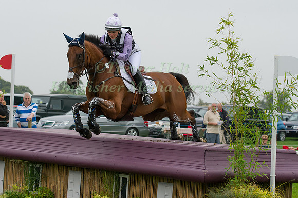 Gemma Tattersall (GBR) riding Arctic Soul competing in the Cross Country Phase