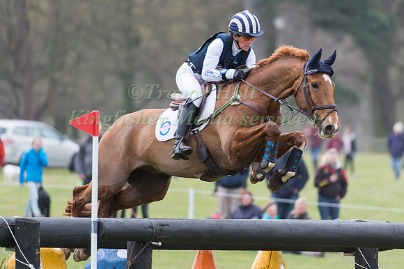 Caroline Powell riding Onwards and Upwards