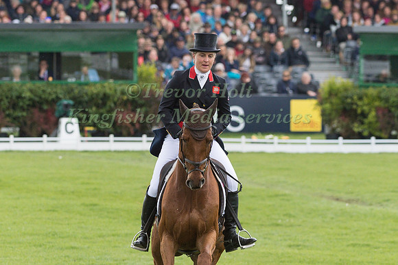 Kristina Cook (GBR) and  Billy The Red