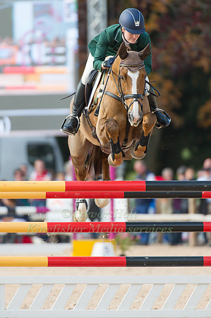 Clare Abbott of Ireland riding Euro Prince