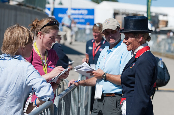 Mary King talks to Horse & Hound Journalist Pippa Roome following her Dressage test at the World Equestrian Games in Kentucky