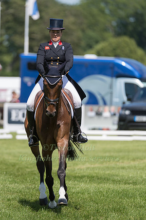 PIPPA FUNNELL (GBR) AND SANDMAN 7 TAKING PART IN THE DRESSAGE PHASE OF THE  CCI THREE STAR COMPETITION AT THE 2017 EQUI-TREK BRAMHAM INTERNATIONAL HORSE TRIALS