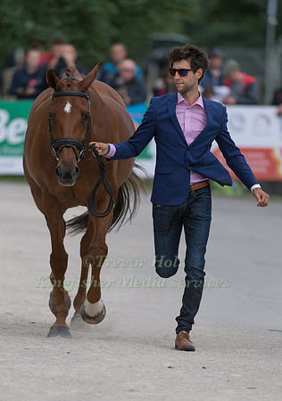 ARTHUR  DUFFORT (FRA) AND HERBST GOLDEN ECLIPSE AT THE EQUI-TREK CCI *** FINAL HORSE INSPECTION OF THE 2017 BRAMHAM INTERNATIONAL HORSE TRIALS