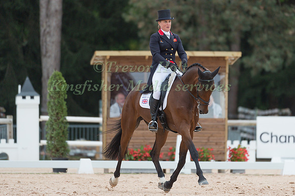 Kristina Cook (GBR) riding Calvino II
