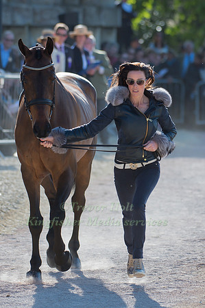Dee Hankey of Great Britain  and Chequers Playboy