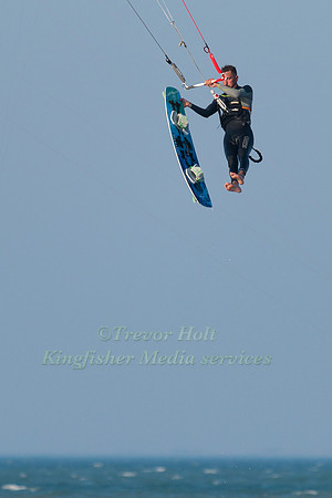 Kite Surfing at the Ile De Rey