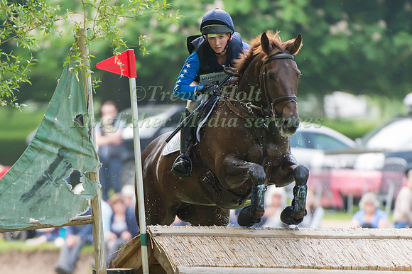 Rebecca  Page (GBR) riding  Liberty Bell II