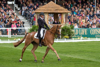 Andrew Nicholson (NZL) riding Nereo in the Dressage phase  of  the 2017 Mitsubishi Motors  Badminton Horse Trials