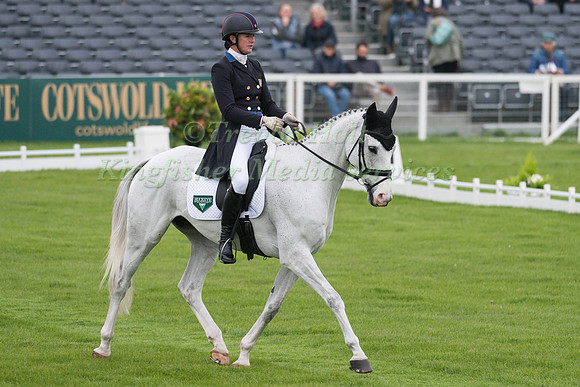Lauren Kieffer (USA) riding Landmark's Monte Carlo in the Dressage phase  of  the 2017 Mitsubishi Motors  Badminton Horse Trials