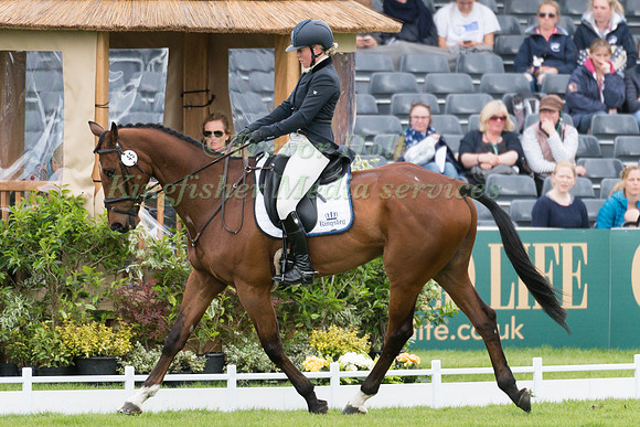 Imogen Murray (GBR) riding Ivar Gooden in the Dressage phase  of  the 2017 Mitsubishi Motors  Badminton Horse Trials
