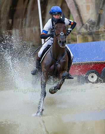 Francis Whittington (GBR) riding Hasty Imp competing in the Cross Country Phase