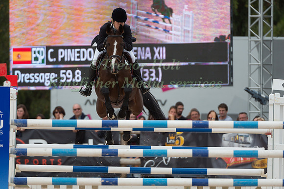 Cristina Pinedo Sendagorta (ESP) riding Helena XII