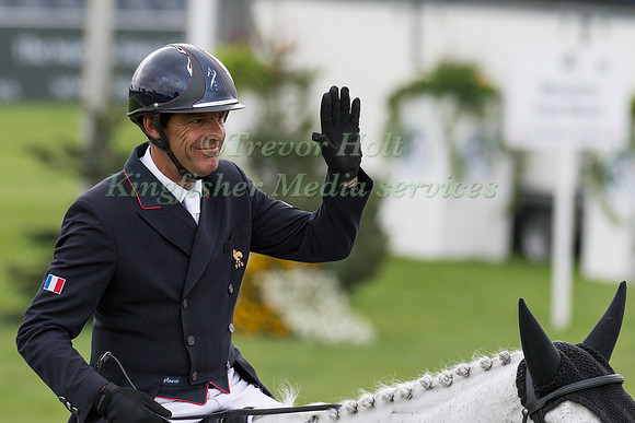 Cedric Lyard (FRA) riding Cadeau du Roi in the Dressage phase  of  the 2017 Mitsubishi Motors  Badminton Horse Trials