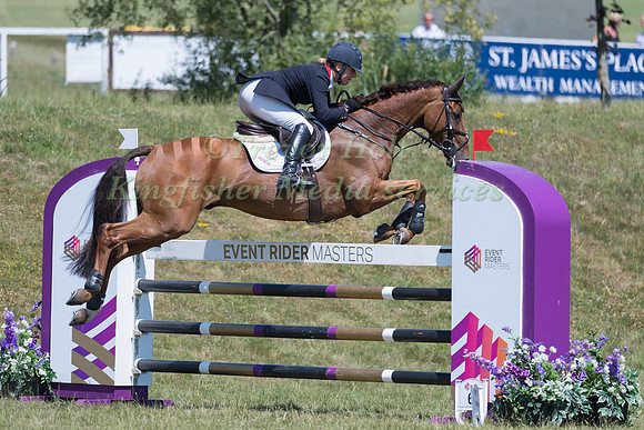 KRISTINA COOK (GBR) AND BILLY THE RED